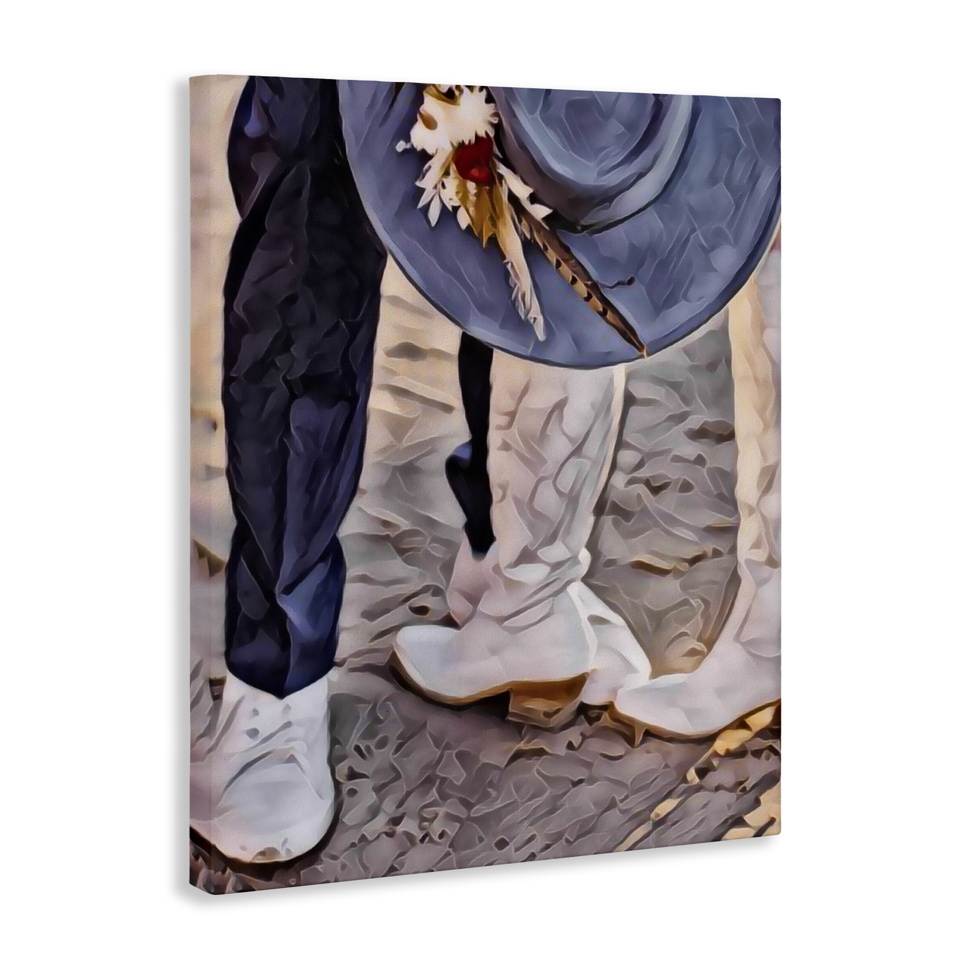 Elope In The Desert Canvas Wall Art, design by Jesse Keith