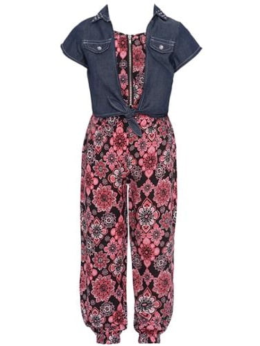 coral jumpsuit outfit