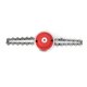 thumbnail image 3 of Cortadora de césped, cabezal de corte, cadenas en espiral, desbrozadora, accesorio para máquina cortadora de césped de jardín (rojo), 3 of 10
