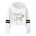 thumbnail image 3 of Girls Sweatshirt Cotton Hoodies Long Sleeve Graphic Top Wearable Cool Casual Pullover Hooded for Boys Girls Long Sleeve Graphic Top Sweatshirts for Girls Trendy, 3 of 3