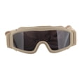 thumbnail image 4 of Gafas Desert Locust, resistentes al viento y a la arena, para exteriores, con 2 lentes, color caqui, 4 of 14
