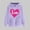 Purple, variant on SOOMLON Valentines Day Hoodies for Women Girl Friend Valentines Gift Plus Size Tunic Long Sleeve Crewneck Sweatshirts Tops Funny Love Heart Graphic Pullovers Shirts Fashion Festival Outfits 2025