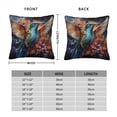 thumbnail image 2 of Hummingbird Galaxy Art Throw Pillow Cases Decorative Cushion Covers for Living Room Bed Sofa Couch 22x22, 2 of 6