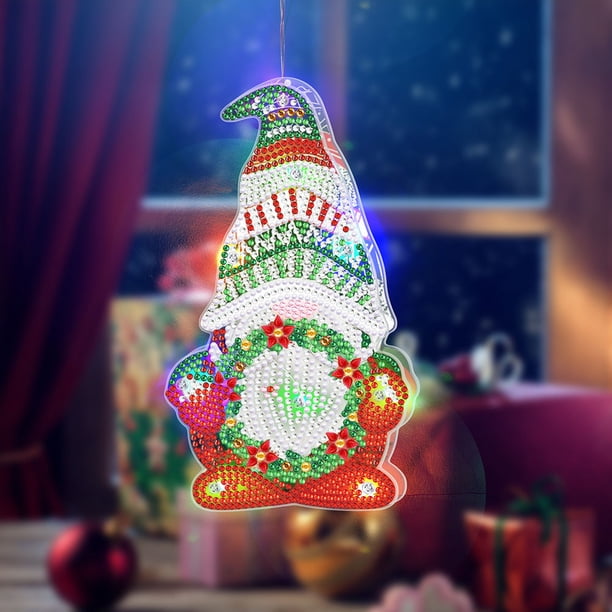 Cuadros Decorativos Luz colgante de noche LED Goblin Diamante Pintura Luz Adornos de Navidad Regalo Ndcxsfigh Nuevos Originales