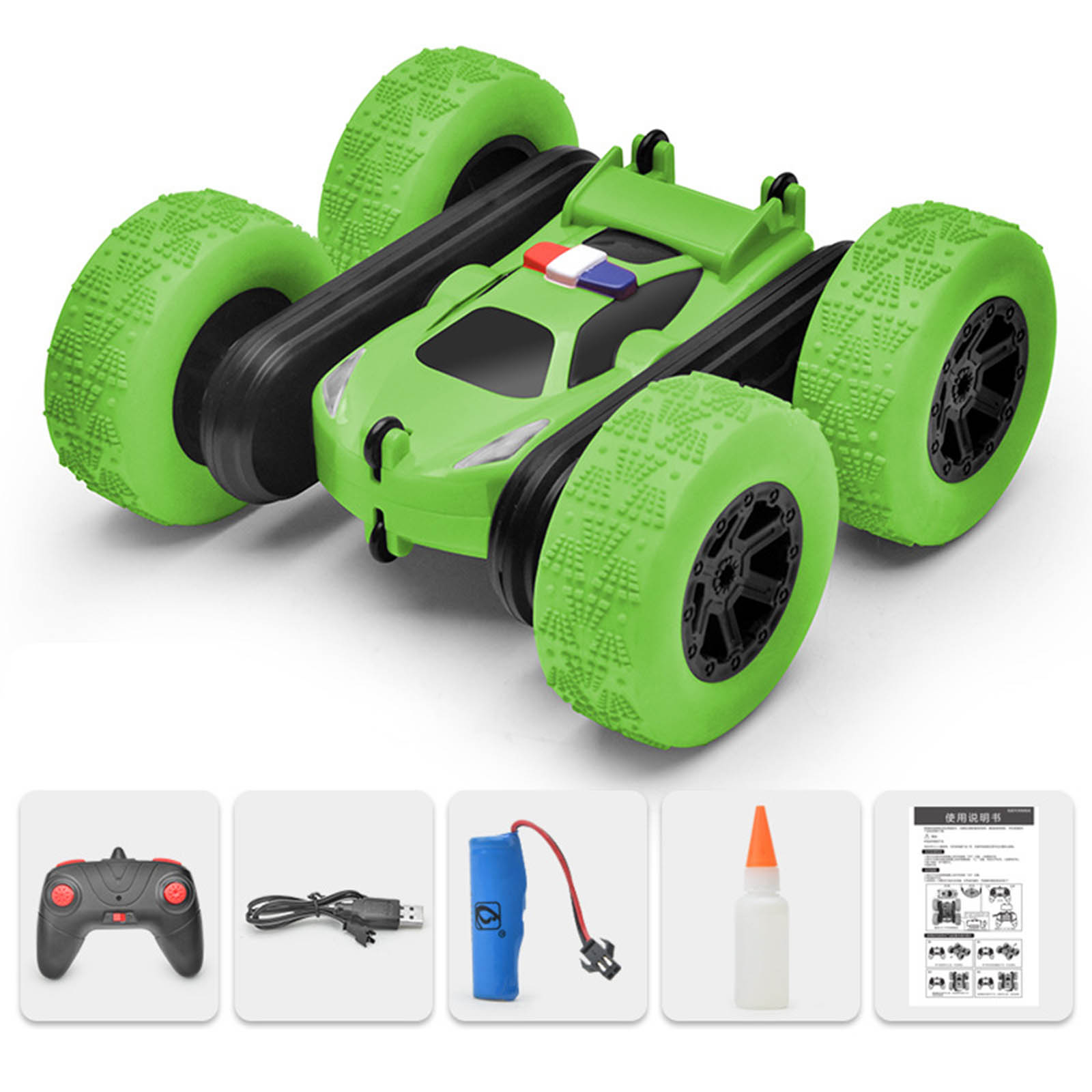 Revolving Tumbler Remote Double-sided Rotation Truck Toy 360 Degree ...