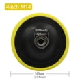 thumbnail image 7 of Sanding Disc Backing Pad, Sanding Flexible Backer Plate Backing Plate, Polishing Sanding Disc Pad, Hook and Loop Backing Pad for Wood Metal 4inch 100mm M14, 7 of 7