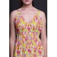 thumbnail image 2 of Bimba Floral Women Summer Printed V Neck Long MaxiÂ&nbsp;DressÂ&nbsp;Holiday Resort Wear-Medium, 2 of 6