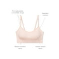 thumbnail image 6 of Warners® Blissful Benefits Dig-Free Comfort Band with Seamless Stretch Wireless Lightly Lined Comfort Bra RM0911W, 6 of 6