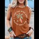 thumbnail image 3 of Camiseta de Tirantes de Playa de Verano para Mujer, Chaleco Naranja Quemado (Imagen A Color y Letras Blancas) S, 3 of 5