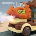 thumbnail image 4 of Gifts for Kids! Fwttom Toy Cars, Universal Dinosaur Car Spray Engineering Car Sound and Light Kids Gift Kids Toys, 4 of 8