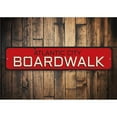 thumbnail image 1 of Boardwalk Location Novelty Sign, Metal Wall Decor - 4x18 inches, 1 of 4