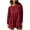 Wine, variant on Royisotas Casual Womens Plus Shorts Pleated Summer Loose Jumpsuit Shorts Wide Leg Long Sleeved Romper Solid Color Shorts