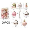 thumbnail image 3 of 29/20pcs Christmas Ball Ornaments Xmas Tree Hanging Ice Pendants Christmas Decorations For Home Navidad 2025 New Year Gifts, 3 of 5
