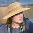 thumbnail image 7 of UPF 50+ Wide Brim Bucket Hat, With Neck Flap Breathable Fishing Design, Summer Sun Protection Men Women Cap, Hat for Men Women Fishing Hiking Camping Summer, 7 of 7