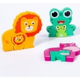 thumbnail image 3 of Rompecabezas de madera para niños pequeños Juguetes de madera para niños de 1 año o más de rompecabezas de animales de la selva. Rompecabezas para bebés para niños pequeños. Aprendizaje Educ, 3 of 5