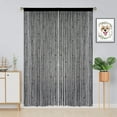 thumbnail image 3 of UniVerse Beaded Curtain Beaded Curtains for Doorways Crystals Suitable for Interior Hanging Decoration and Partitions Closet Curtains (39"x79", Black), 3 of 18