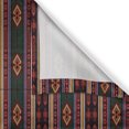 thumbnail image 6 of Ambesonne Ethnic Valance & Curtain, Traditional Small Ornament, 55"x30", Burgundy Emerald Orange, 6 of 7