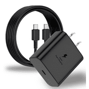Type C Android Charger, 45W USB C Super Fast Charger and 6ft Phone Charging Cable for Samsung Galaxy S23 Ultra/S23/S23+/S22/S22 Ultra/S22+/S21/Note10/20,Tab S9