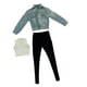 thumbnail image 3 of Chaqueta vaquera de mujer a escala 1:6, figura de acción, ropa, chaqueta vaquera de manga larga para Azul, 3 of 9