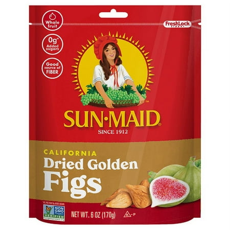 Sun-Maid California Dried Golden Figs, 6 oz