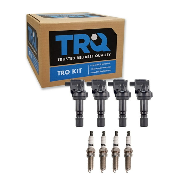 TRQ Ignition Coil & Iridium Spark Plug Kit Set for Honda Civic HR-V New TKA01360