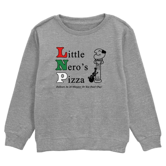 Boys Home Alone Little Nero’s Pizza Sweatshirt
