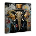 thumbnail image 3 of Stupell Industries Eclectic Urban Graffiti Elephant Canvas Art, 17 x 17, by Lazar Studio, 3 of 8