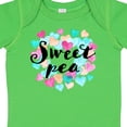 thumbnail image 4 of Inktastic Sweet Pea Hearts Boys or Girls Baby Bodysuit, 4 of 5