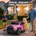 thumbnail image 5 of iYofe Ram 1500 RHO 24V 2 Seater Truck Powered Ride on with Remote Control&Bluetooth, Pink, 5 of 10