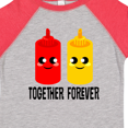 thumbnail image 4 of Inktastic Ketchup and Mustard Gift Boys or Girls Toddler T-Shirt, 4 of 5