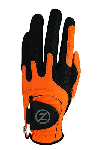 orange golf glove
