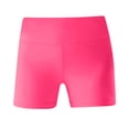 thumbnail image 5 of Yindaity Girls Volleyball Shorts Kids High Waist Biker Shorts for Dance Yoga Cheer Gymnastics Dance Shorts(Hot Pink,7-8 Years), 5 of 6