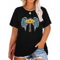 thumbnail image 1 of Womens Graphic s Faith T-Shirts Christian Tshirt Casual Short Sleeve Tops Tee For Adult, Men, Women, Teen, Teenager, Adolescent, Youth, 1 of 5