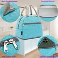 thumbnail image 4 of Bolsa Térmica para Almuerzo FlowFly Aislada Azul Marino para Mujer/Hombre, 4 of 8