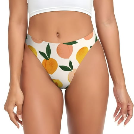 Sigee Peach1 for Women s G-String Panty  Low Rise  Soft Lace Perfect for Everyday Wear or Special Occasions-Large