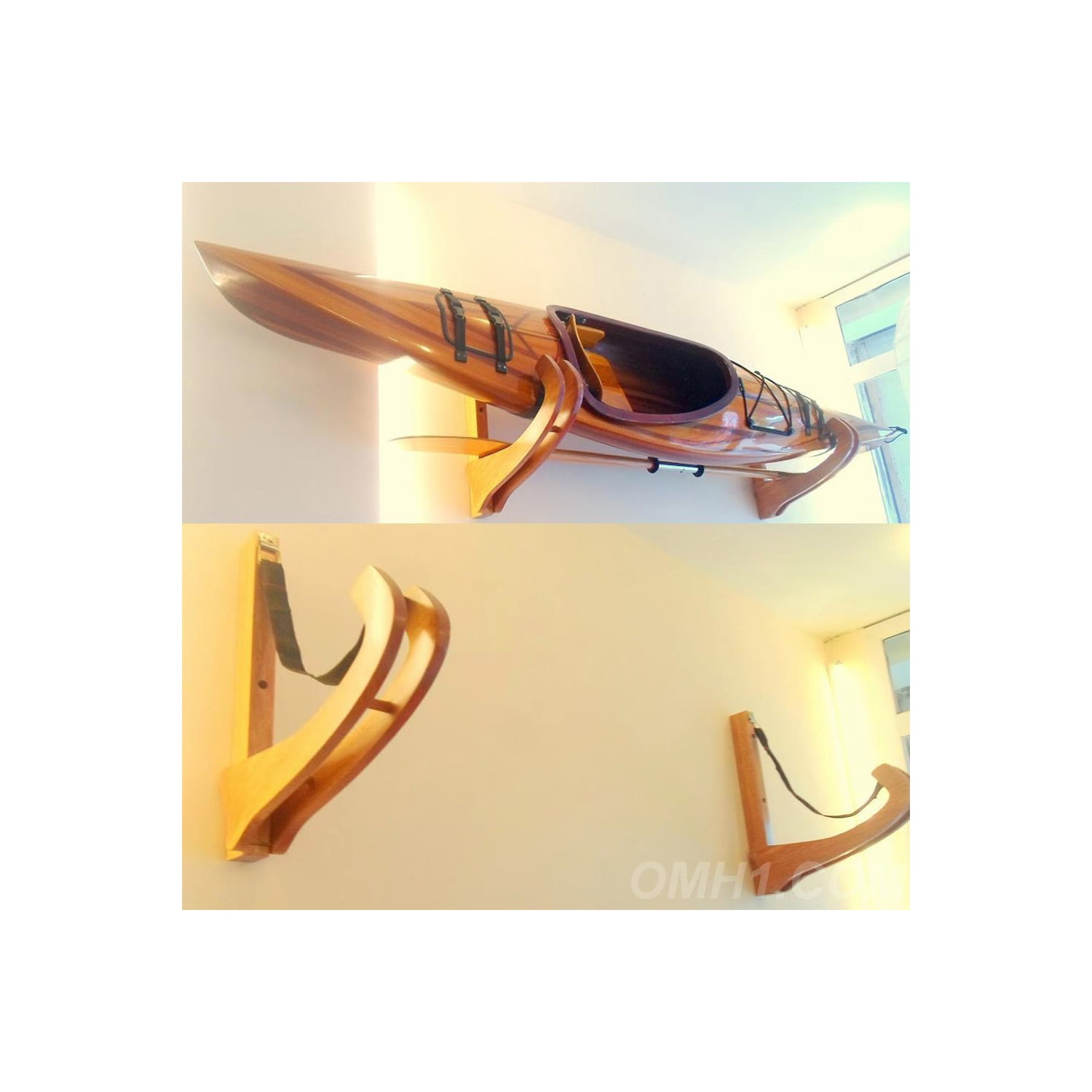 Old Modern Handicrafts K170 10 ft. Kayak Wall Mount Rack