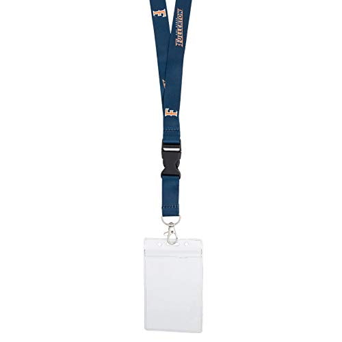 Cal State University Fullerton California CSUF Titans NCAA Car Keys ID Badge Holder Lanyard Keychain Detachable Breakaway Snap Buckle