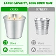thumbnail image 5 of Large Citronella Candle 2 Packs 200H Burning Time 3 Wicks Soy Wax Outdoor Candle for Summer Party & Home, 2 x 15oz, 5 of 9