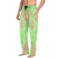 thumbnail image 5 of Lotus Flowers Men's Lightweight Pajama Bottoms Stretch Elastic Waist Side Pockets Spring Fall, 5 of 7