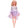 thumbnail image 4 of Ropa de muñeca Barbies púrpura, abrigo de moda, pantalones, vestido, muñecas de 11,8 pulgadas, regalo, accesorios de Barbies, artículos en miniatura, 30Cm, 4 of 4