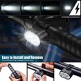 thumbnail image 4 of Juego de luces para bicicleta, potente kit de luces LED para bicicleta, luz para bicicleta IPX5 impermeable, luces recargables USB para bicicleta, luz delantera y trasera para bicicleta de carretera para hombres y mujeres y niños 4/6 modos ER, 4 of 5