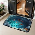 thumbnail image 4 of Door Mat 16x24", Absorbent Non-Slip Foot Mat for Indoor/Outdoor, Dirt Trapper for Hallway, Bathroom, Kitchen, Waterproof Backing, Modern Design, Easy to Maintain, 4 of 6