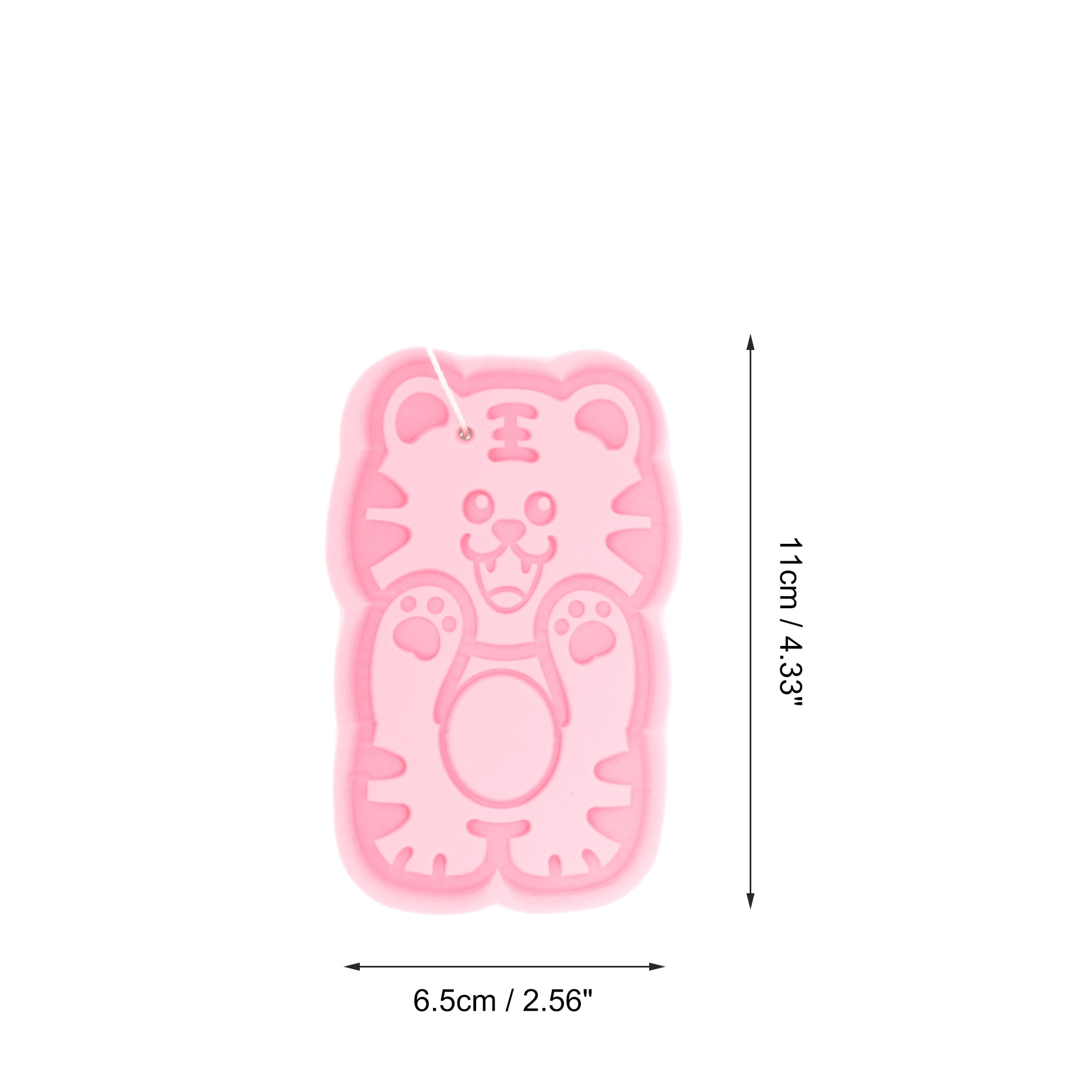 Unique Bargains Cartoon Bath Brush for Shower 4.33"x2.56"x0.79" Pink