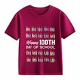 thumbnail image 7 of YUEHUA Toddler 100 Days of School Shirt Kids for Boys Girls 100th Day of School T-Shirt Short Sleeve Tops Tee, 7 of 7