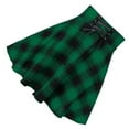 thumbnail image 1 of Sonducket corta gótica a cuadros para mujer, faldas con corsé plisado a cuadros con cordones, ropa de discoteca, vestido Vintage con Prendas para la parte inferior del cuerpo Verde SG, 1 of 6