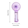 thumbnail image 3 of Portable Handheld Mini Neck Fans, Personal Fan Ventilador Recargable, Fans that Blow Cold Air USB Chill Pill Fans for Travel Beach Camping Hiking, 3 of 7