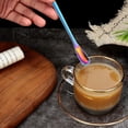 thumbnail image 5 of 4 piezas de acero inoxidable palitos para agitar café, cucharas para agitar bebidas, cucharas para agitar té de cóctel para el hogar, cocina, oficina, 5 of 5