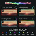 thumbnail image 5 of Evening Sunset and Highway Wireless Charging RGB Gaming Mouse Pad Large Keyboard Mat Rubber Base 13 Light Modes, 5 of 6