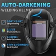 thumbnail image 2 of Casco de soldadura AZZUNO con oscurecimiento automático True Color con energía solar, 2 of 8