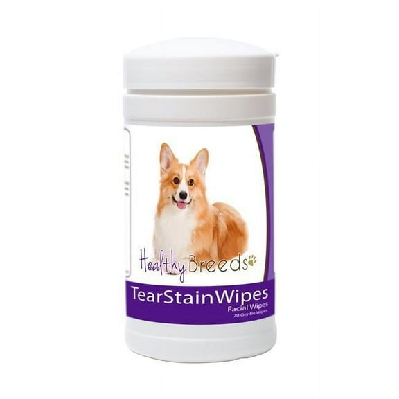 Healthy Breeds 840235153023 Pembroke Welsh Corgi Tear Stain Wipes
